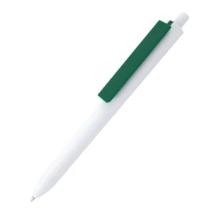 Kugelschreiber Comet White - Dunkelgrün