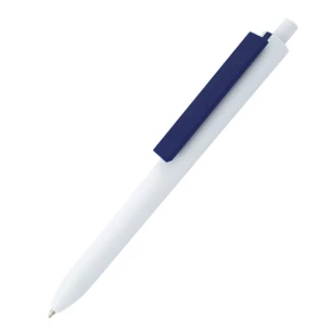 Kugelschreiber Comet White - Marineblau