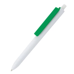 Kugelschreiber Comet White - Grün