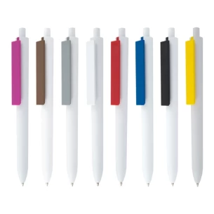 Kugelschreiber Comet White - Gelb