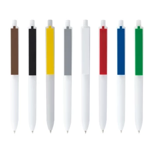 Kugelschreiber Comet White - Gelb