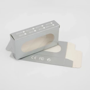 Karton-Speicherstick-Box - Silber