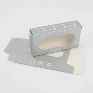 Karton-Speicherstick-Box - Silber