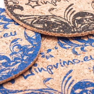 Korkbecher Untersetzer