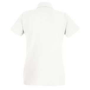 Fruit Of The Loom Premium Damen-Poloshirt - Weiß