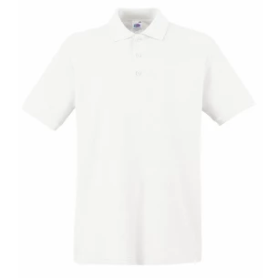 Fruit Of The Loom Premium-Poloshirt - Weiß