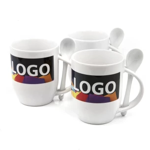Becher mit Löffel - Löffel FullColor