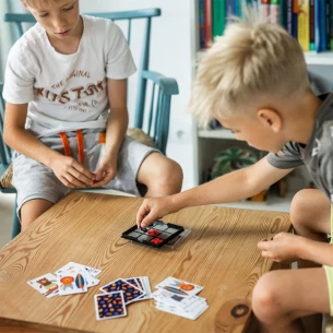 Magnetisches Tic-Tac-Toe-Spiel - Schwarz