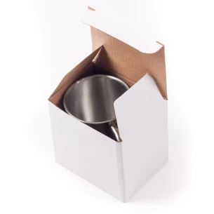 Stahlbecher - Silber