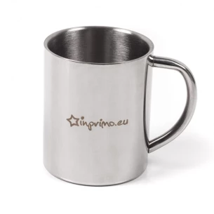 Stahlbecher - Silber