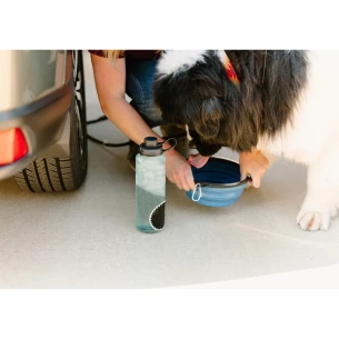 Doggie faltbarer Hundenapf - Blau
