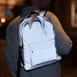 Antar reflektierender Rucksack - Silber