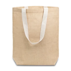 Jeco Einkaufstasche aus Jute - Beige