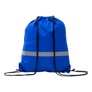 Sporttasche mit reflektierendem Band - blau