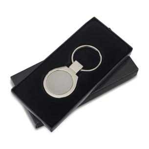 Promo-Schlüsselanhänger aus Metall - Silber