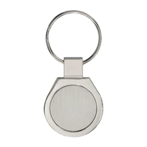 Promo-Schlüsselanhänger aus Metall - Silber