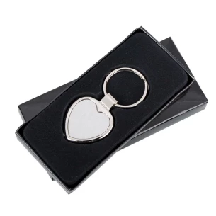 Stout Heart Metall-Schlüsselanhänger - Silber