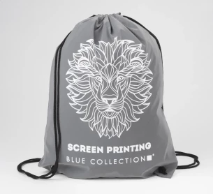 VISI Kordelzugtasche - Grau