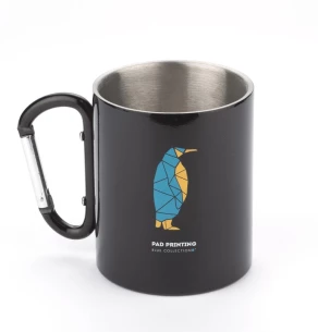 CAMP Becher mit Karabiner - Schwarz