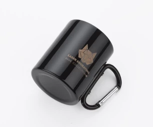 CAMP Becher mit Karabiner - Schwarz