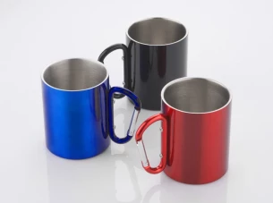 CAMP Becher mit Karabiner - Schwarz