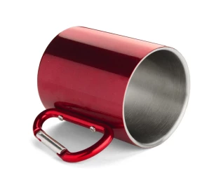 CAMP Becher mit Karabiner - Rot