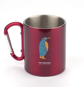 CAMP Becher mit Karabiner - Rot