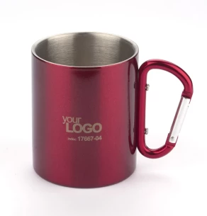 CAMP Becher mit Karabiner - Rot