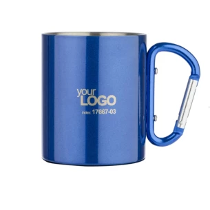 CAMP Becher mit Karabiner - Blau