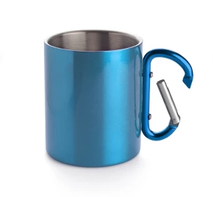 CAMP Becher mit Karabiner - Blau