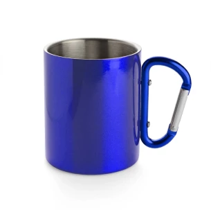 CAMP Becher mit Karabiner - Blau