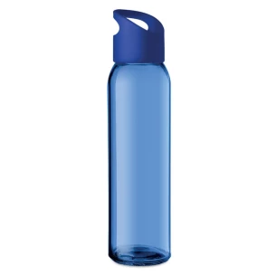 Prag Glasflasche - Blau