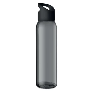 Prag Glasflasche - Schwarz