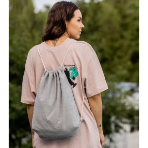 Rucksack aus Baumwolle 340 g/m2 Preston - Grau