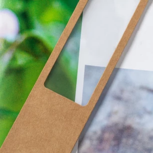 Lupe aus recyceltem Karton - neutral