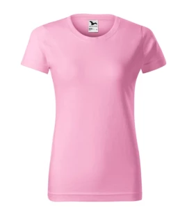 Damen-T-Shirt Basic - Hellrosa
