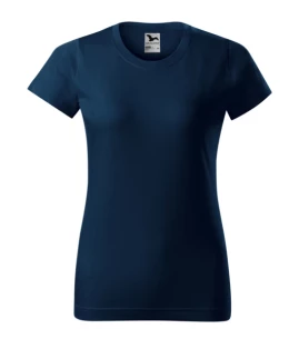 Damen Basic T-Shirt - Marineblau