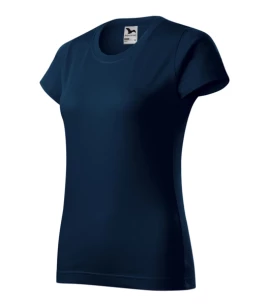 Damen Basic T-Shirt - Marineblau