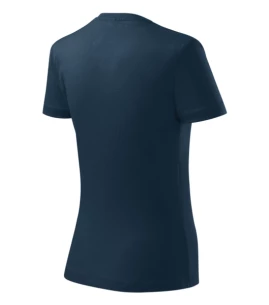 Damen Basic T-Shirt - Marineblau