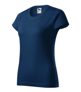 Damen Basic-T-Shirt - Dunkelblau