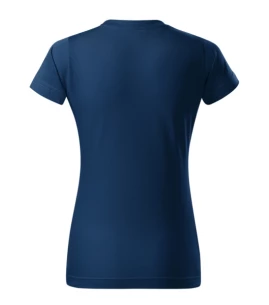 Damen Basic-T-Shirt - Dunkelblau