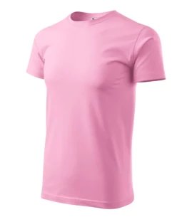 Herren Basic-T-Shirt - Hellrosa