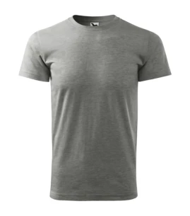 Herren Basic-T-Shirt - Dunkelgrau