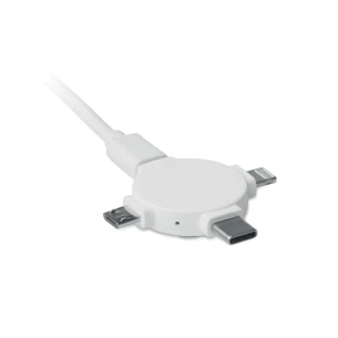3-in-1-Kabeladapter - LIGO CABLE - weiß