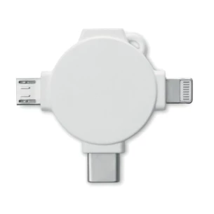 3-in-1-Kabeladapter - LIGO CABLE - weiß