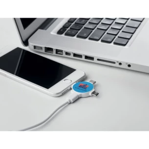 3-in-1-Kabeladapter - LIGO CABLE - weiß