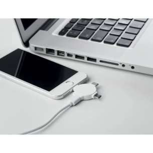 3-in-1-Kabeladapter - LIGO CABLE - weiß