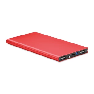 Powerbank 8000mAh - POWERFLAT8 - Rot