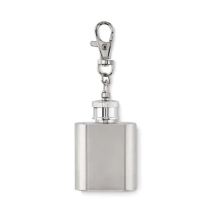 Schlüsselanhänger-Flasche - HIPPY - Silber