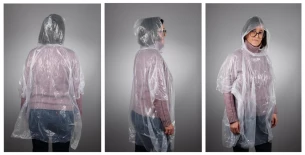 FLUXY Regenponcho - Weiß